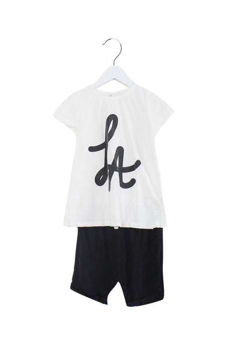 Black Little Starters T-Shirt and Shorts Set 4T at Retykle