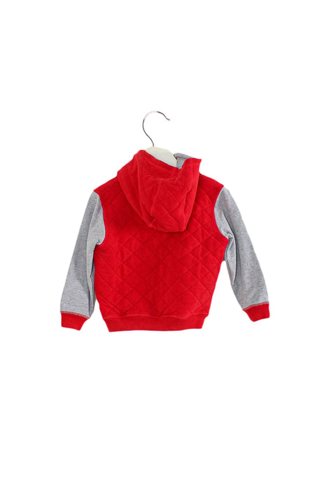 A Red Lightweight Jackets from Armani in size 3T for boy. (Back View)