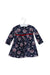 Navy Chicco Long Sleeve Dress 12M at Retykle