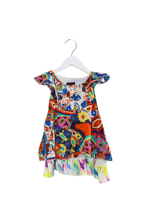 Multicolour Catimini Short Sleeve Dress 3T at Retykle