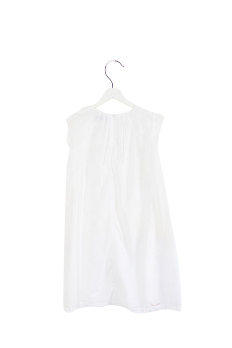 White Jean Bourget Short Sleeve Dress 14Y at Retykle