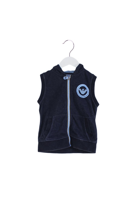 Navy Armani Outerwear Vest 4T at Retykle