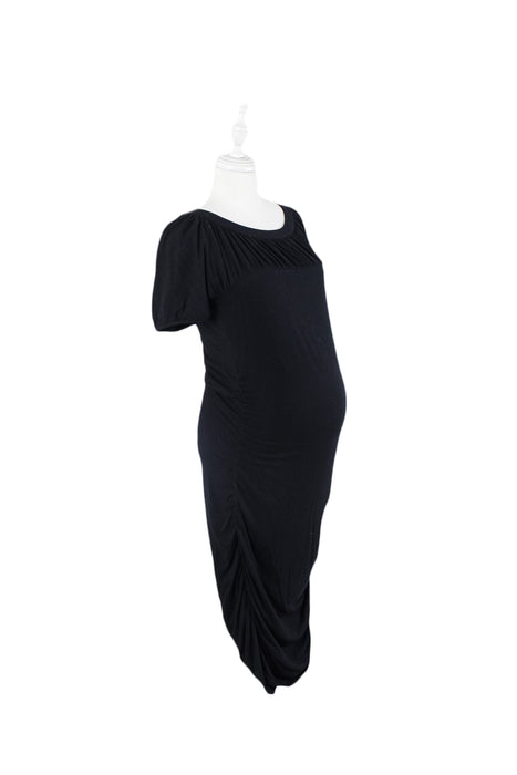 Black Isabella Oliver Maternity Short Sleeve Dress M (US8) at Retykle