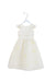 White Nicholas & Bears Sleeveless Dress & Scarf 2T at Retykle