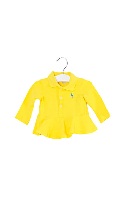 Yellow Ralph Lauren Long Sleeve Dress 3M at Retykle