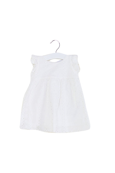 White The Little White Company Sleeveless Dress 3-6M at Retykle