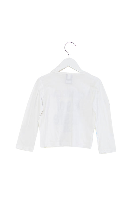 White Comme des Garcons Long Sleeve Top 12-18M at Retykle