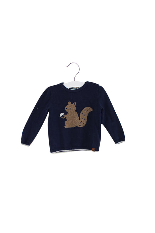 Navy Country Road Knit Sweater 6M - 12M at Retykle