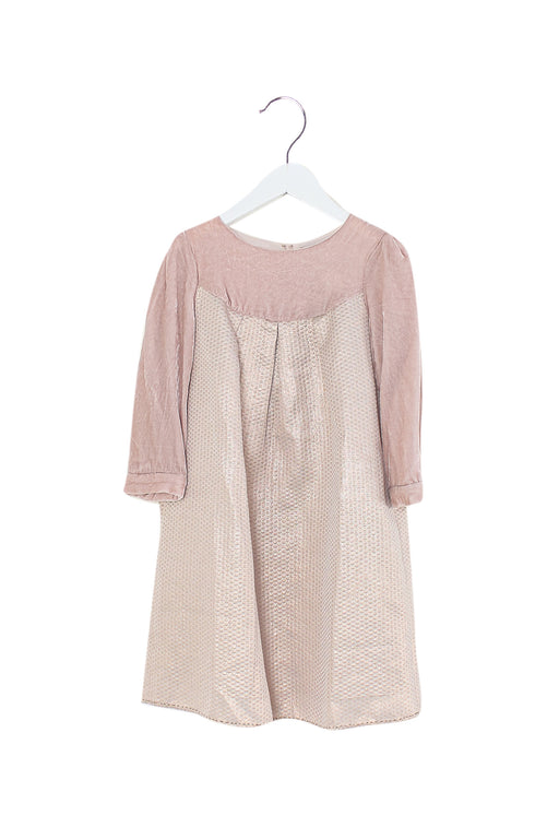 Pink Bonpoint Long Sleeve Dress 8Y at Retykle