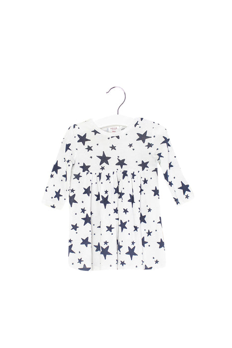 Navy Seed Long Sleeve Dress 3-6M at Retykle