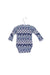 A Navy Long Sleeve Bodysuits from Hust & Claire in size 0-3M for boy. (Back View)