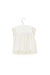 White Sarabanda Short Sleeve Dress 2T (92cm) at Retykle