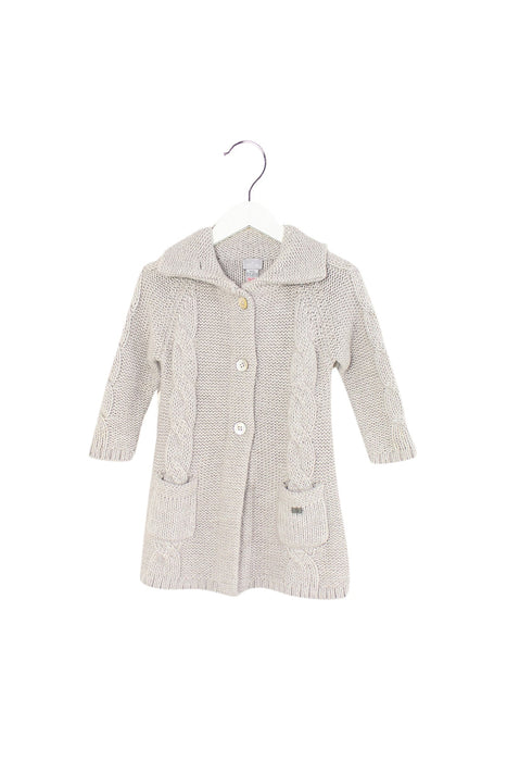 A Taupe Lightweight Jackets from Cyrillus in size 4T for girl. (Front View)