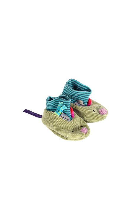 Green Moulin Roty Booties 0M - 6M (EU17) at Retykle
