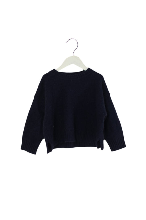 Navy Caramel Knit Sweater 4T at Retykle