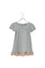 Grey Comme Ca Ism Short Sleeve Dress 2T - 3T (100cm) at Retykle