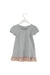 Grey Comme Ca Ism Short Sleeve Dress 2T - 3T (100cm) at Retykle