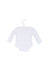A White Long Sleeve Bodysuits from The Little White Company in size 0-3M for neutral. (Back View)