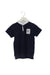 Navy Shanghai Tang Short Sleeve Polo 4T at Retykle