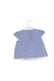 Blue The Little White Company Short Sleeve Dress 3-6M at Retykle