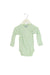 A Green Long Sleeve Bodysuits from Under the Nile in size 3-6M for neutral. (Front View)