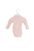 A Pink Long Sleeve Bodysuits from Under the Nile in size Newborn for neutral. (Back View)