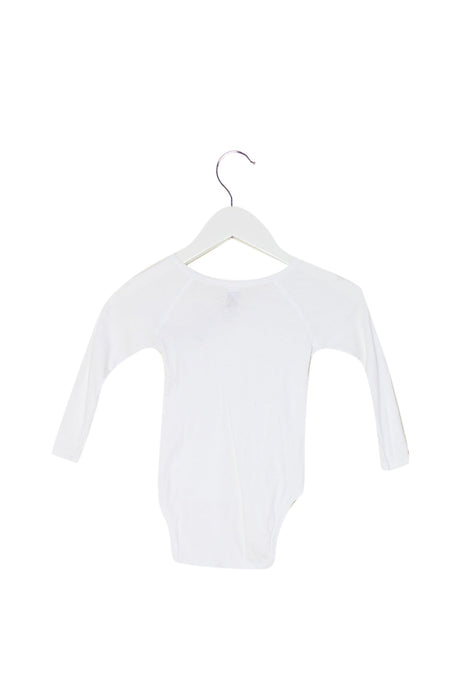 A White Long Sleeve Bodysuits from Petit Bateau in size 6-12M for neutral. (Back View)