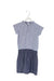 Blue Bleu Comme Gris Short Sleeve Dress 10Y at Retykle