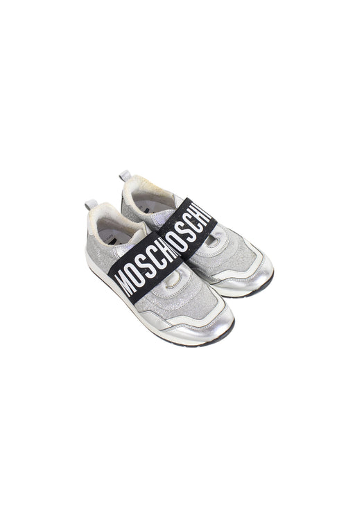 Silver Moschino Sneakers 7Y (EU32) at Retykle