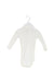 A White Long Sleeve Bodysuits from Bonpoint in size 3T for boy. (Front View)
