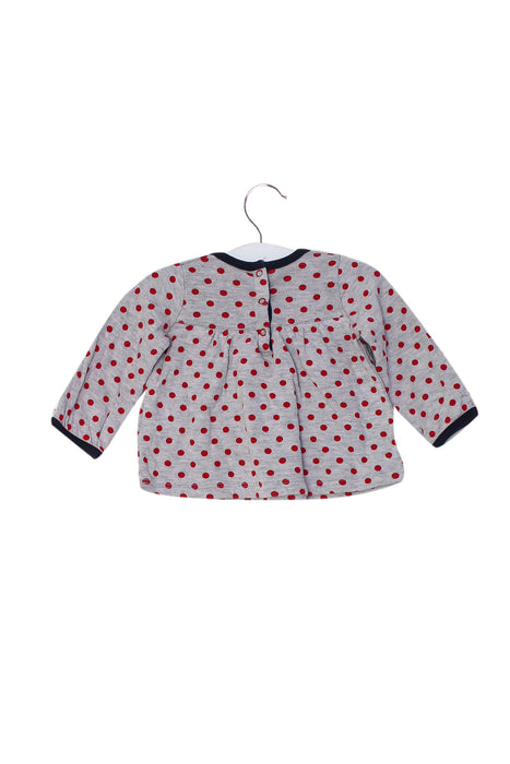 Grey Petit Bateau Long Sleeve Top 6M at Retykle