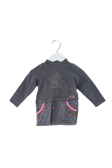 Grey tuc tuc Long Sleeve Dress 12M at Retykle