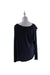 Navy Seraphine Maternity Long Sleeve Top M at Retykle