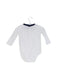 A White Long Sleeve Bodysuits from Ralph Lauren in size 0-3M for boy. (Back View)