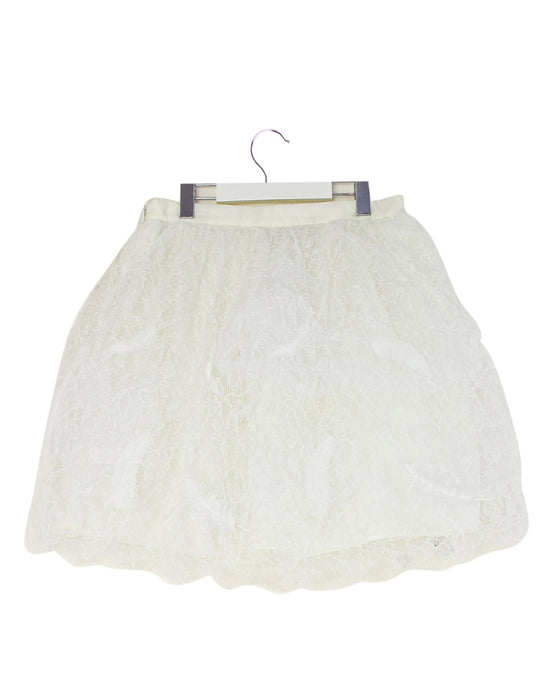 White Jacadi Short Skirt 11Y - 12Y (M) at Retykle