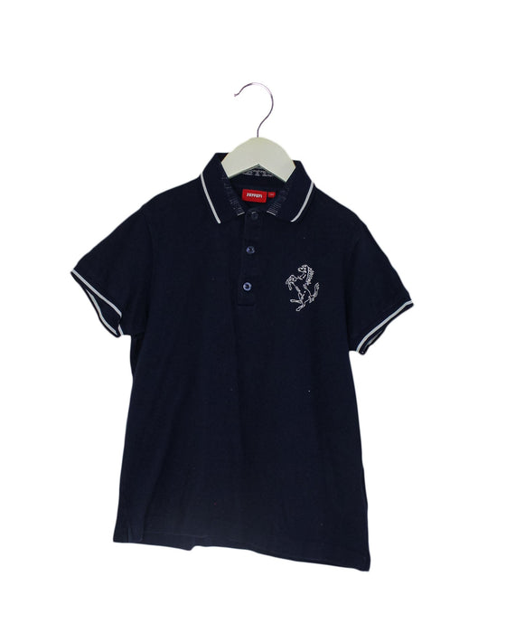 A Navy Short Sleeve Polos from Ferrari in size 10Y for boy. (Front View)