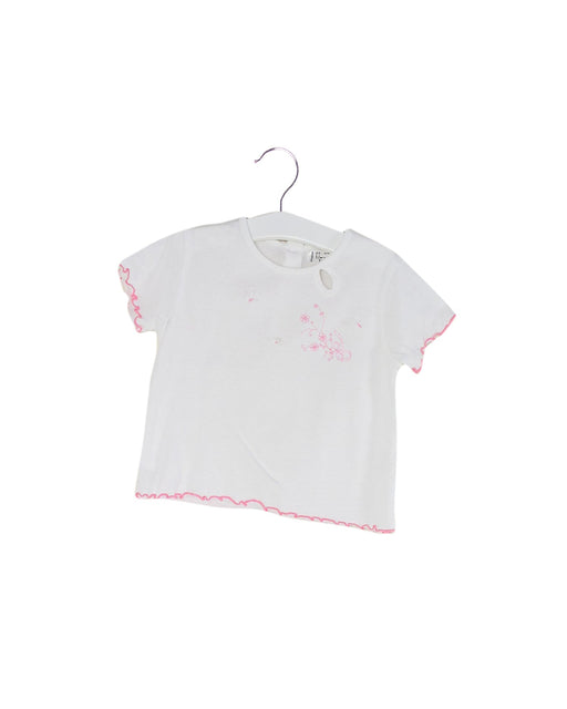 A White Shirts from Kingkow in size 18-24M for girl. (Front View)
