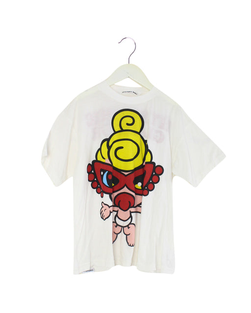 White Hysteric Mini T-Shirt 4T (110cm) at Retykle