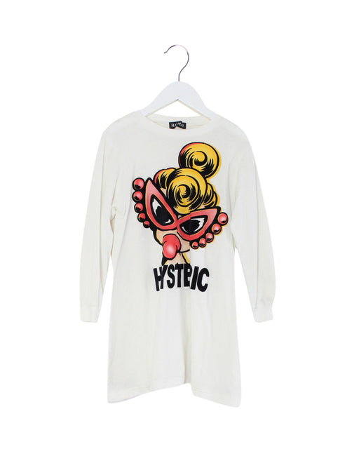 White Hysteric Mini Long Sleeve Dress 2T (100cm) at Retykle