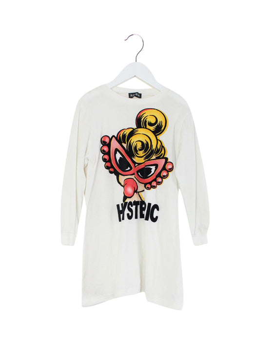 White Hysteric Mini Long Sleeve Dress 2T (100cm) at Retykle