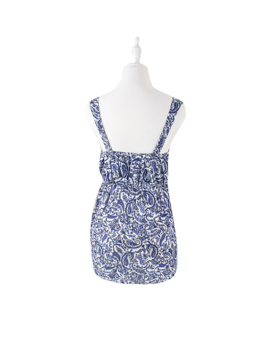 Blue Seraphine Sleeveless Top XS (US 4) at Retykle