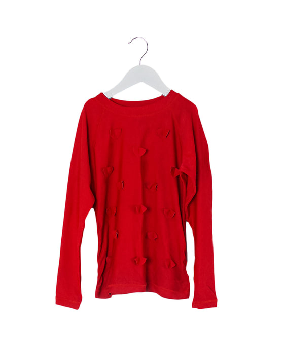 Red Hanna Andersson Long Sleeve Top 5 - 6Y (120cm) at Retykle