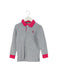 Grey Vicomte A. Long Sleeve Polo 5T at Retykle