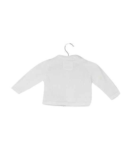 White Early Days Cardigan 0M - 12M (7.5lbs) at Retykle