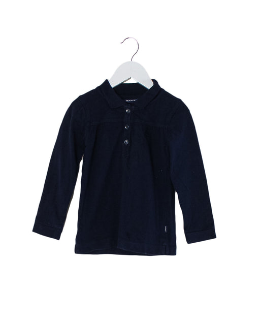 Navy GANT Long Sleeve Polo 3T (98cm) at Retykle
