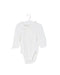 A White Long Sleeve Bodysuits from Nicholas & Bears in size 6-12M for girl. (Front View)