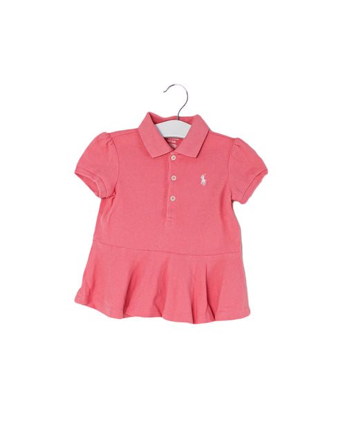 Pink Ralph Lauren Short Sleeve Polo 12M at Retykle