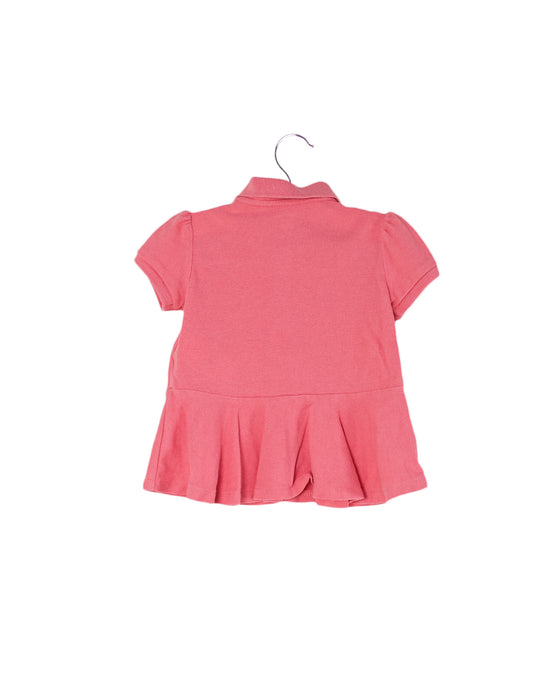 Pink Ralph Lauren Short Sleeve Polo 12M at Retykle