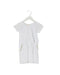 White Simple Kids Short Sleeve Dress 4T at Retykle