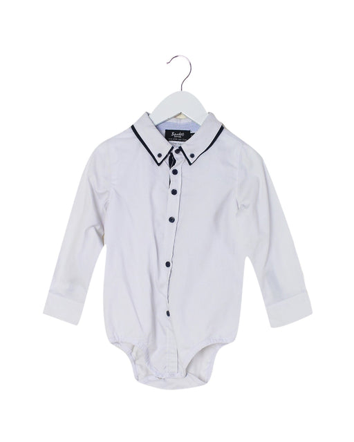 A White Long Sleeve Bodysuits from Bardot Junior in size 18-24M for boy. (Front View)